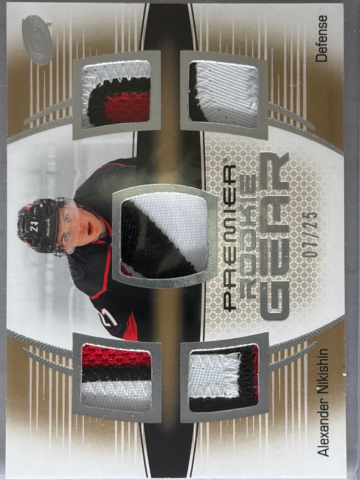 2025-26 Premier Rookie Gear Patch Alexander Nikishin /25