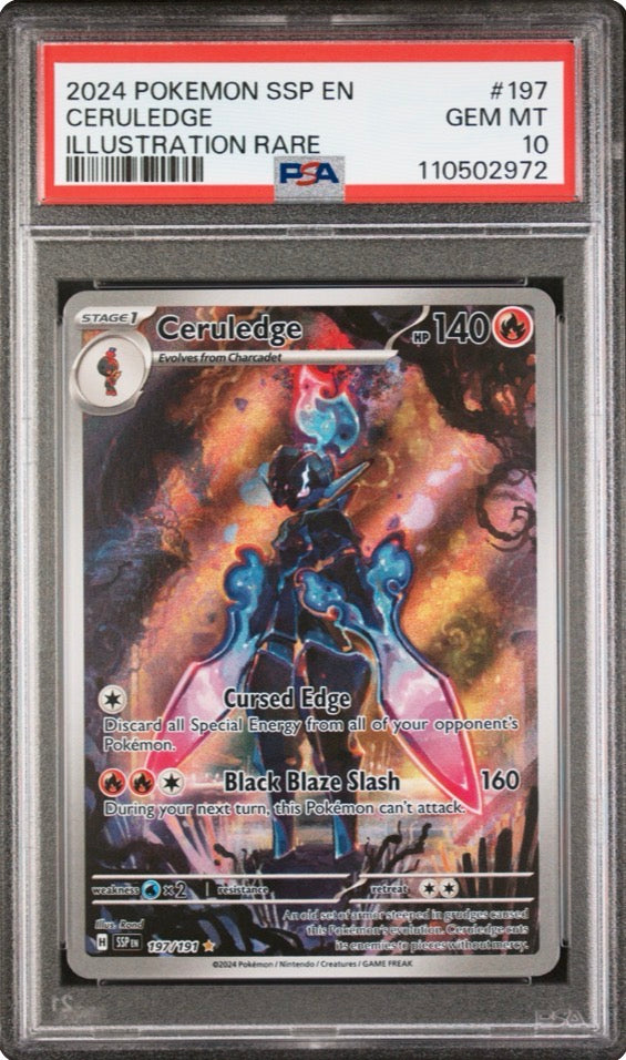 2024 Surging Sparks Ceruledge IR PSA 10 197/191