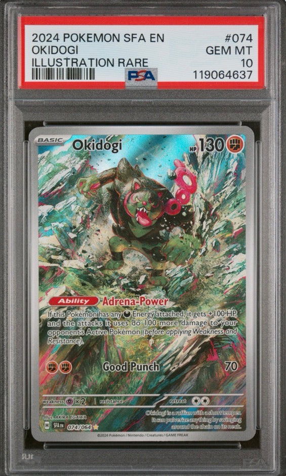 2024 Shrouded Fable Okidogi IR PSA 10 074/064