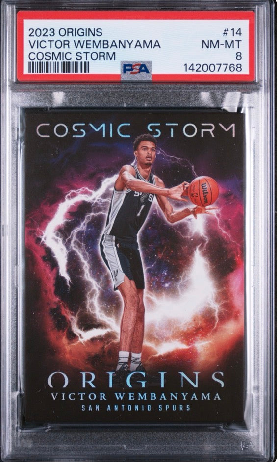 2023 Origins Cosmic Storm Victor Wembanyama PSA 8 #14