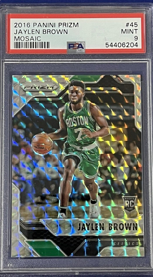 2016 Panini Prizm Mosaic Jaylen Brown PSA 9
