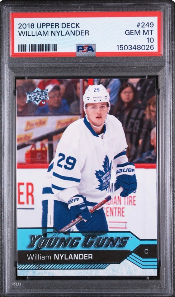 2016-17 Upper Deck Young Guns William Nylander PSA 10
