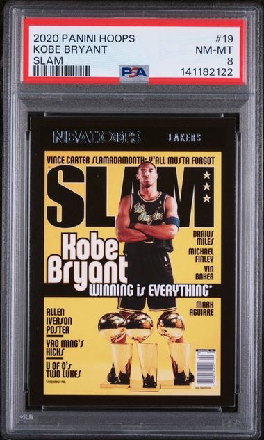 2020 Panini NBA Hoops Kobe Bryant #19 Slam PSA 8