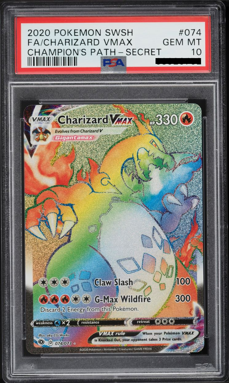 2020 Champion's Path Charizard VMAX Secret Rare PSA 10