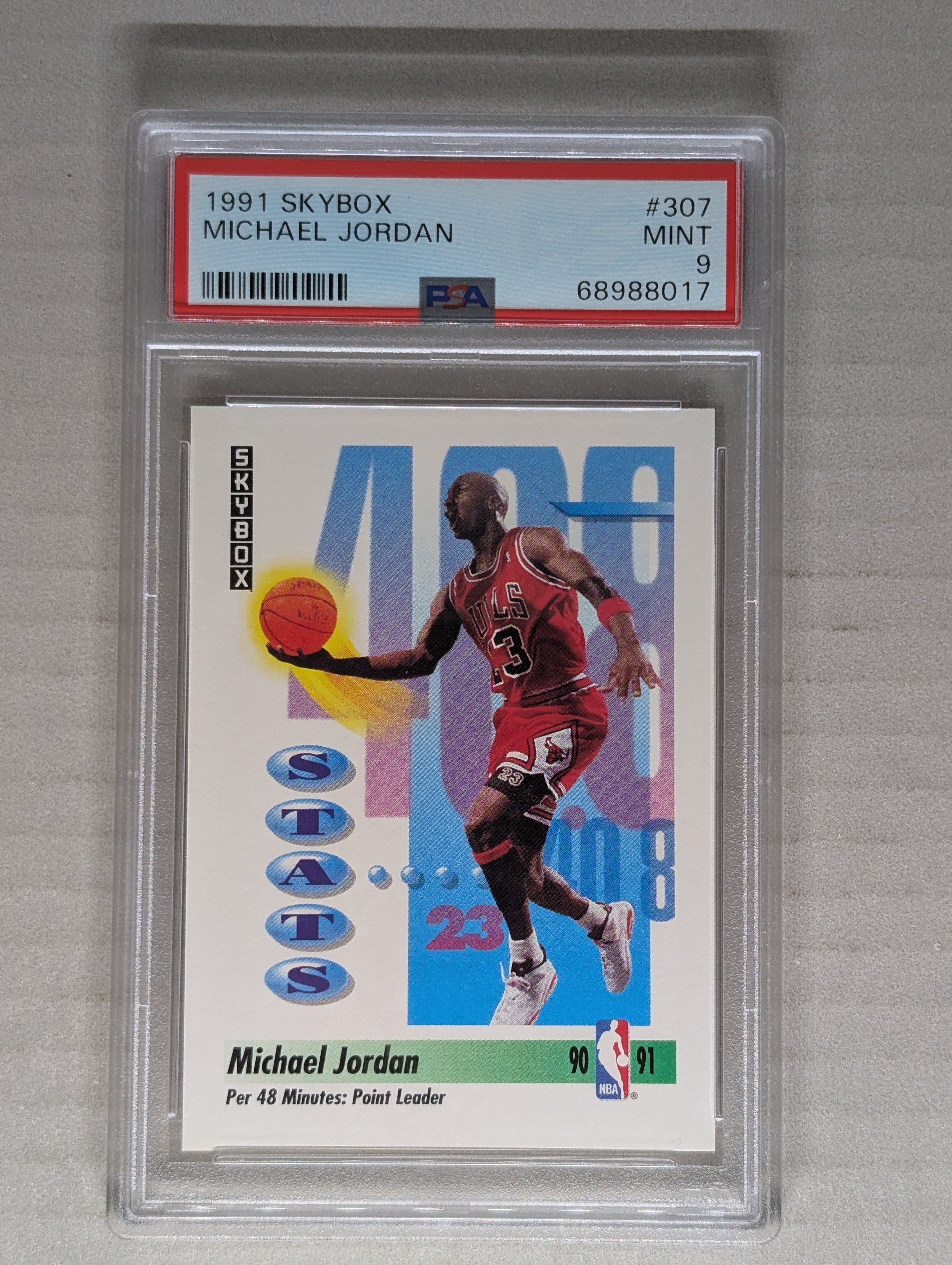 1991 Skybox Michael Jordan PSA 9
