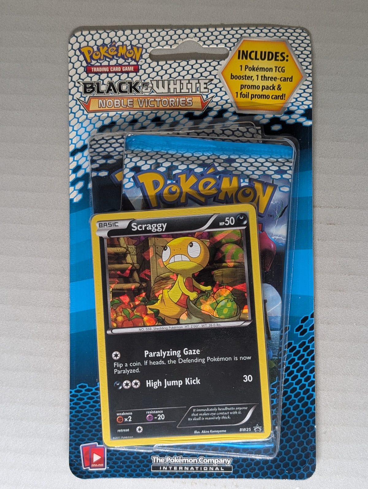 2011 Black & White Noble Victors Checklane Blister (Scraggy Promo)