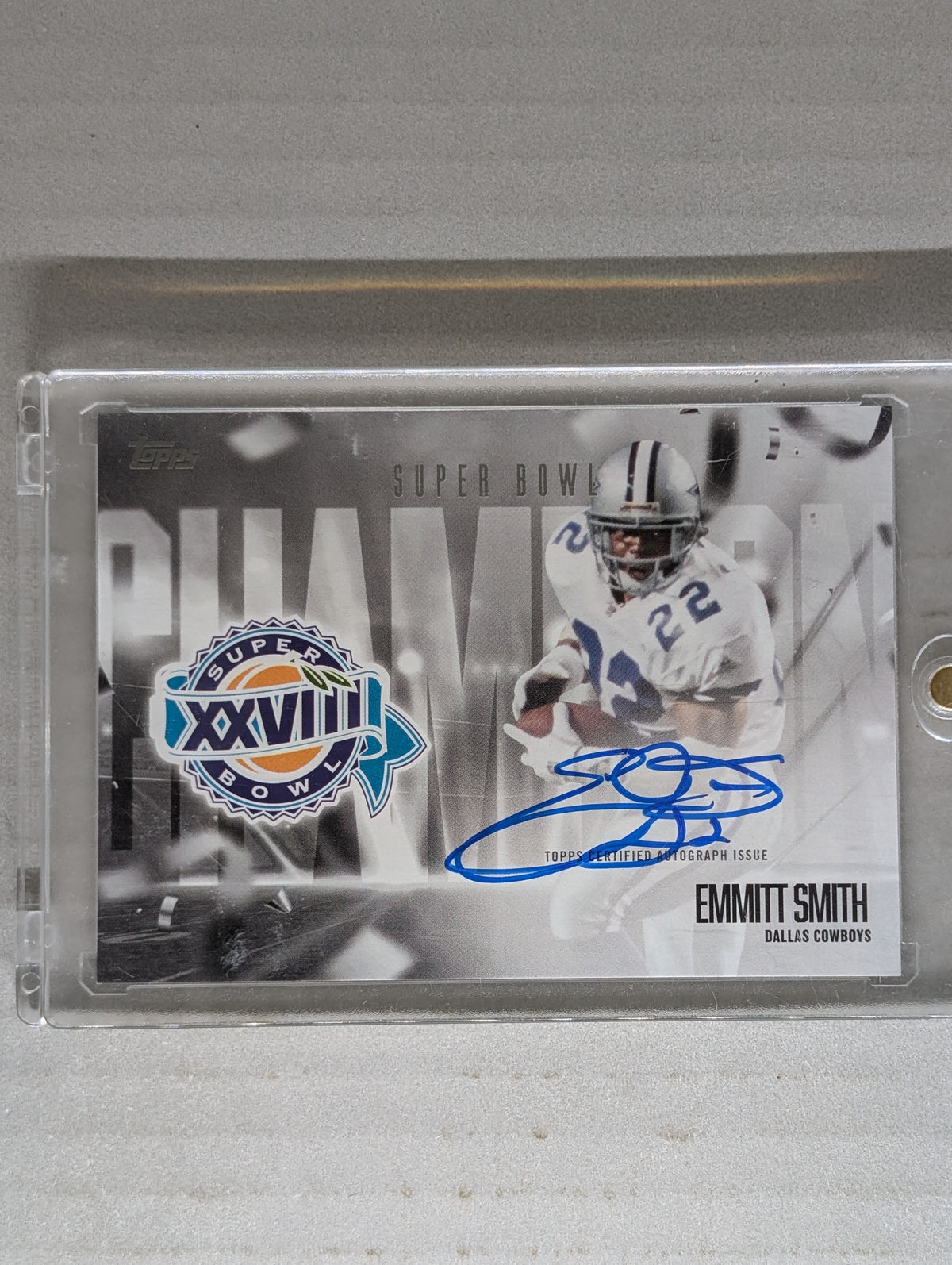2026 Topps Flagship Emmitt Smith Dallas Cowboys Super Bowl Auto