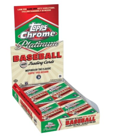 2025-26 Topps Chrome Platinum Baseball Hobby Box