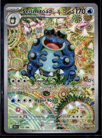 2025 Black Bolt Seismitoad IR 105/086