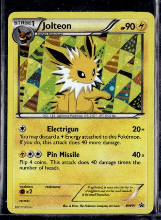 2013 Sylveon Collection Black Star Promo Jolteon Holo Rare
