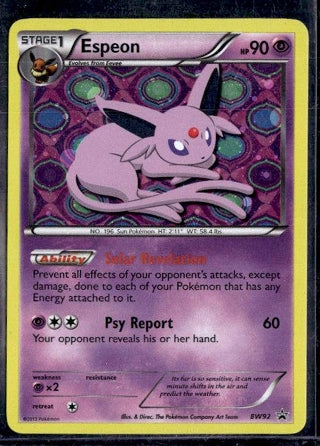 2013 Sylveon Collection Black Star Promo Espeon Holo Rare
