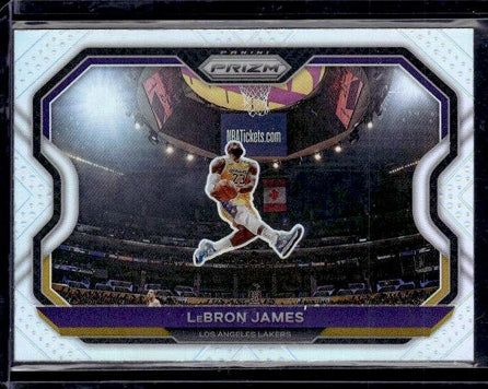 2020-21 Panini Silver Prizm LeBron James "Kobe Dunk Tribute"
