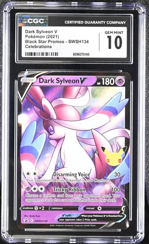 2021 Sword & Shield Promo Dark Sylveon V CGC 10