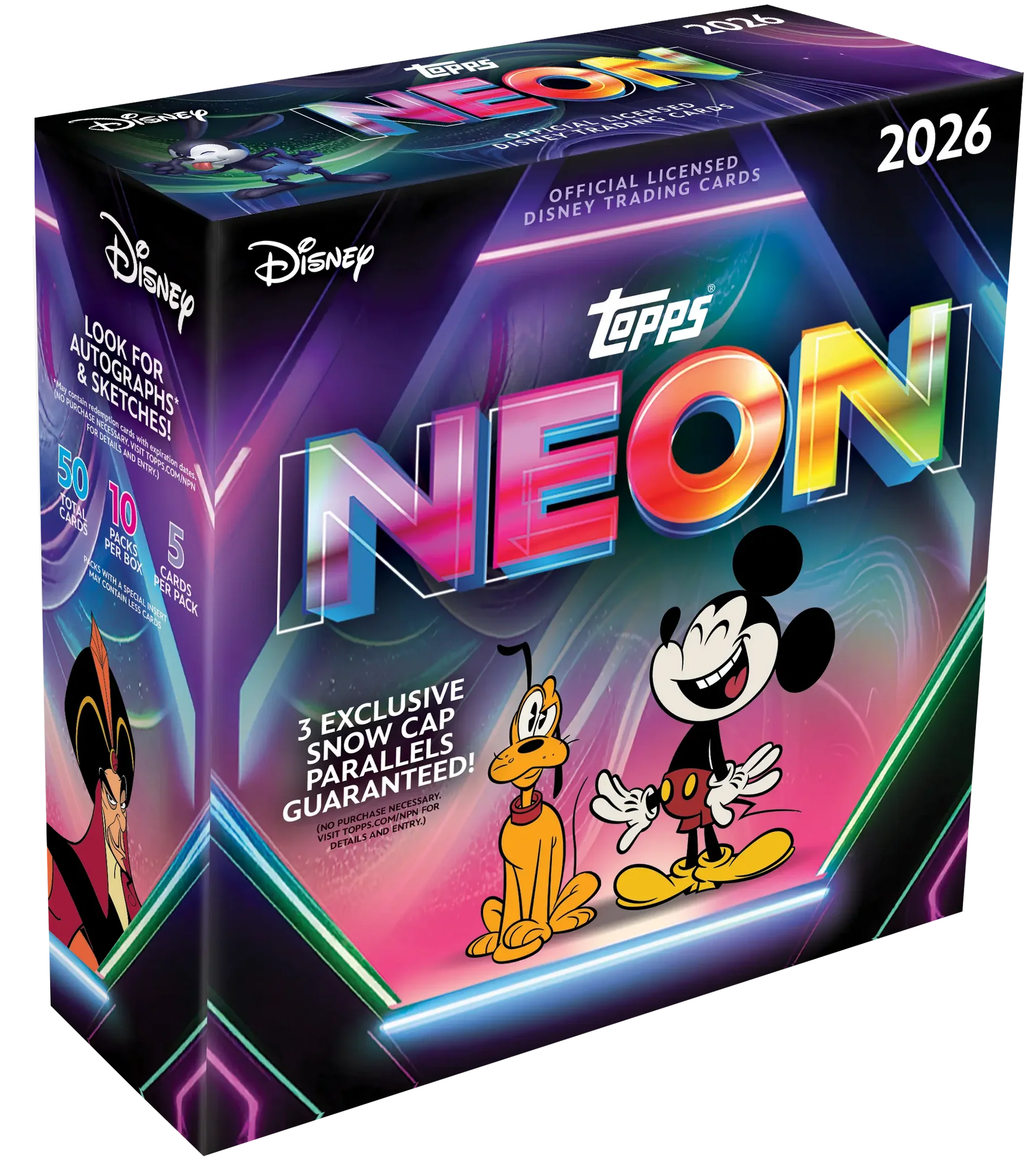 2026 Topps Disney Neon Mega Box