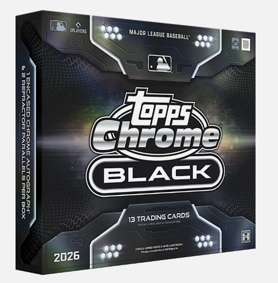 2026 Topps Chrome Black Baseball Hobby Box
