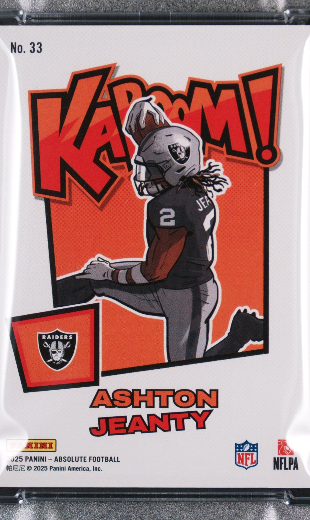 2025 Panini Absolute Kaboom! Horizontal Ashton Jeanty #33
