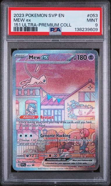 2023 Scarlet & Violet 151 Promo Mew ex PSA 9