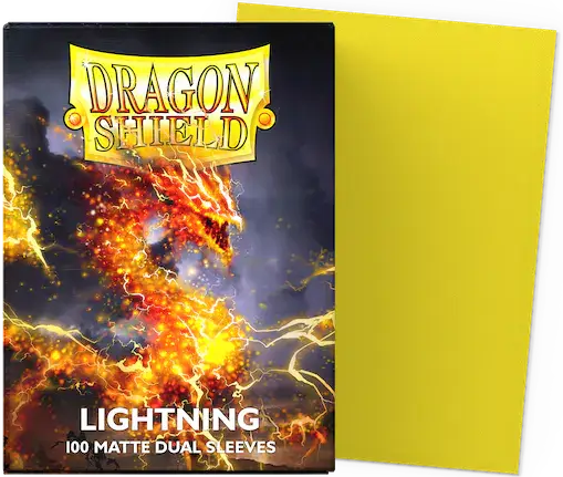 Dragon Shield Matte Dual Sleeves - Lightning