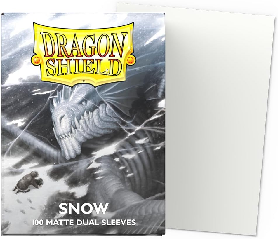 Dragon Shield Matte Dual Sleeves - Snow