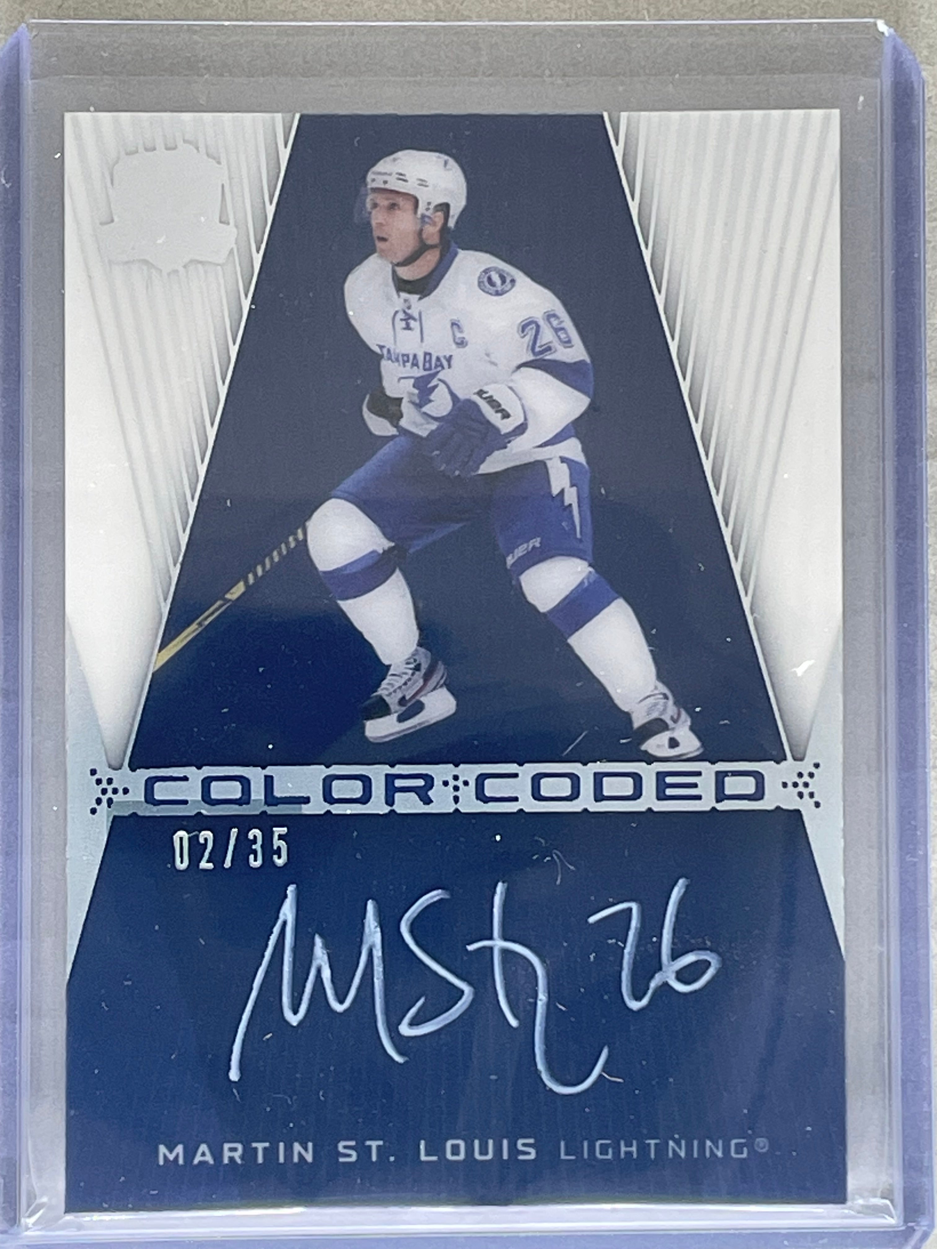 2024-25 The Cup Color Coded /35 Martin St. Louis