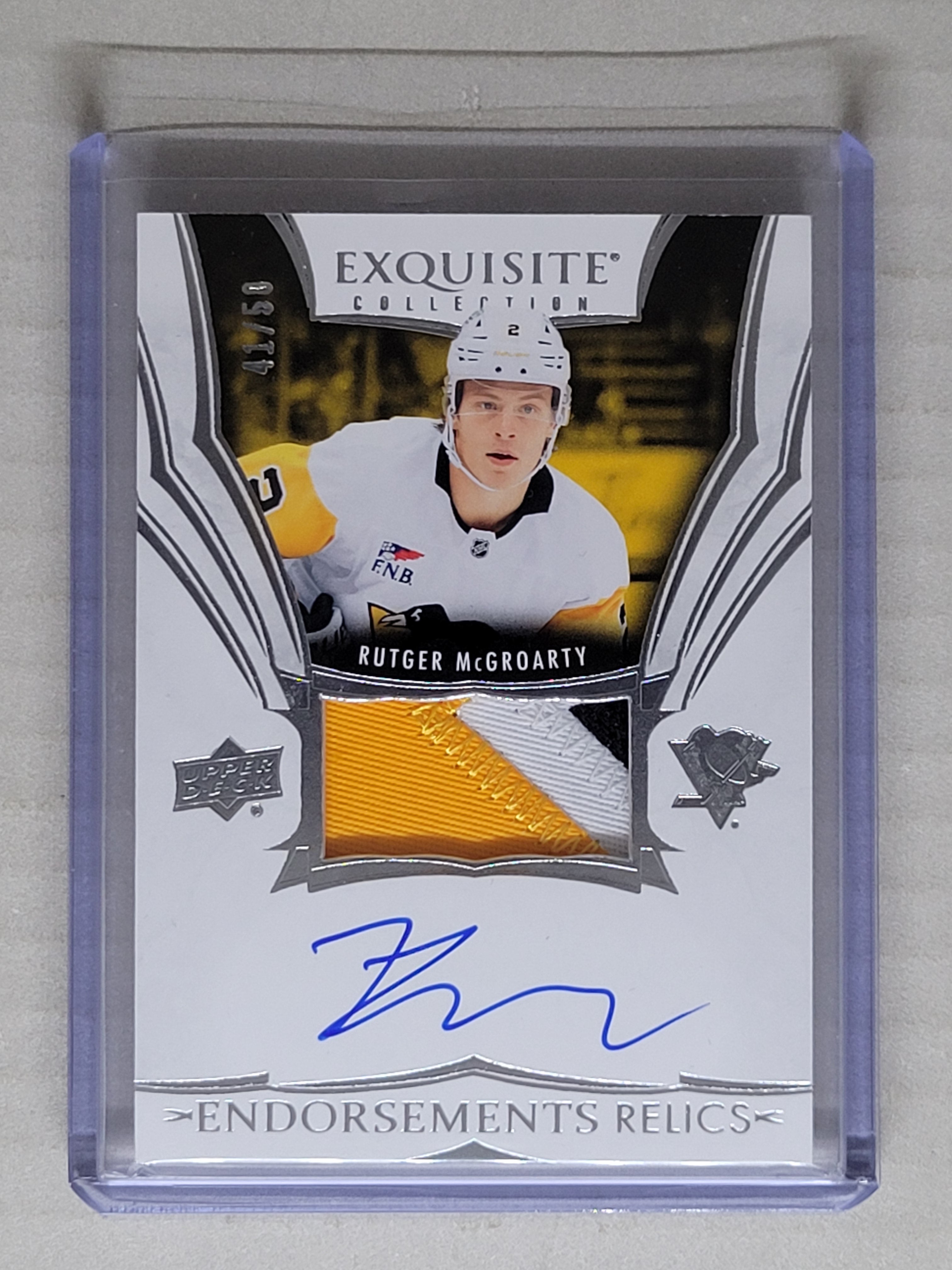 2024-25 The Cup Rutger McGroarty Exquisite Endorsements /50