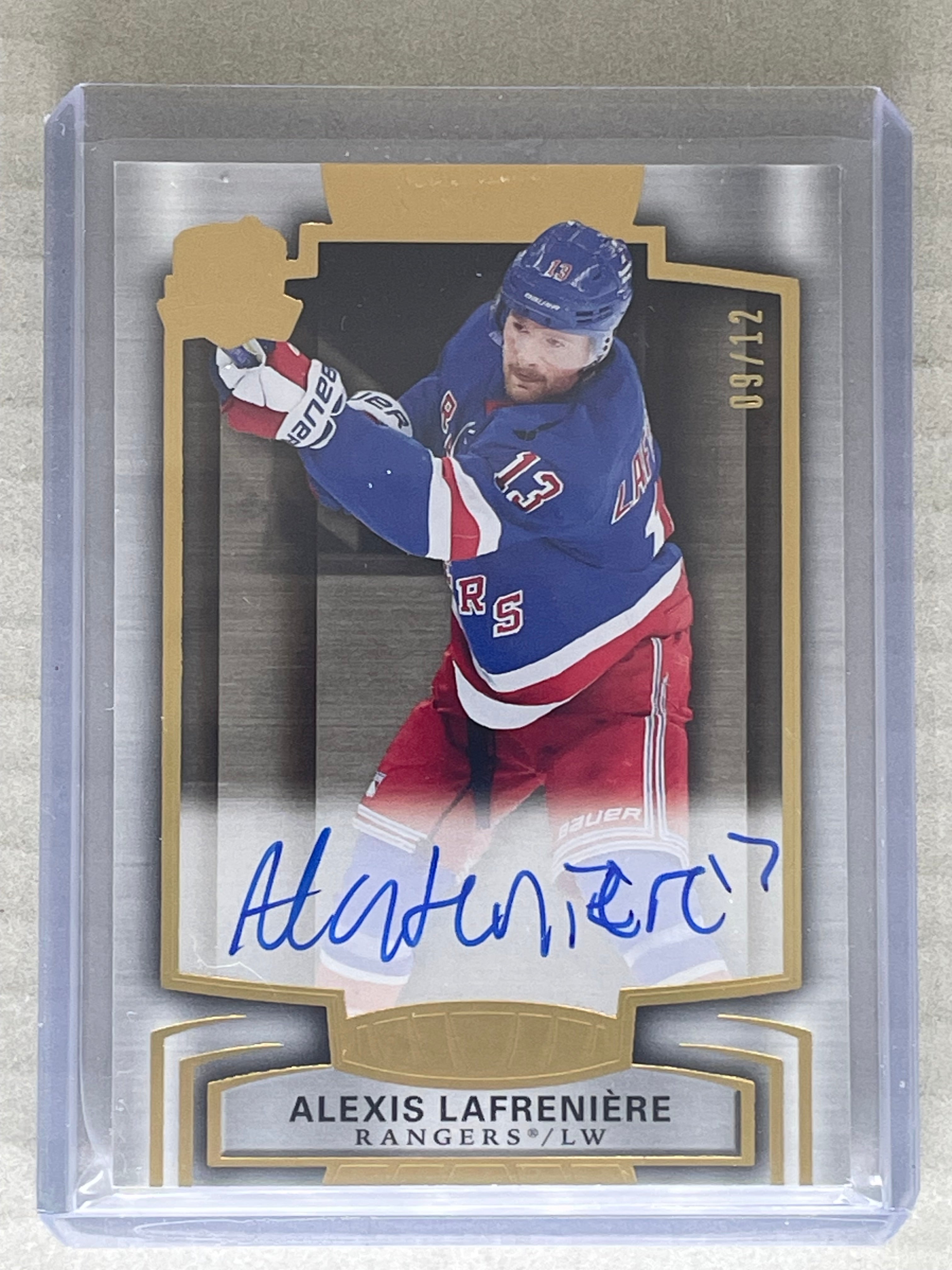 2024-25 The Cup Gold Spectrum Auto /12 Alexis Lafreniere