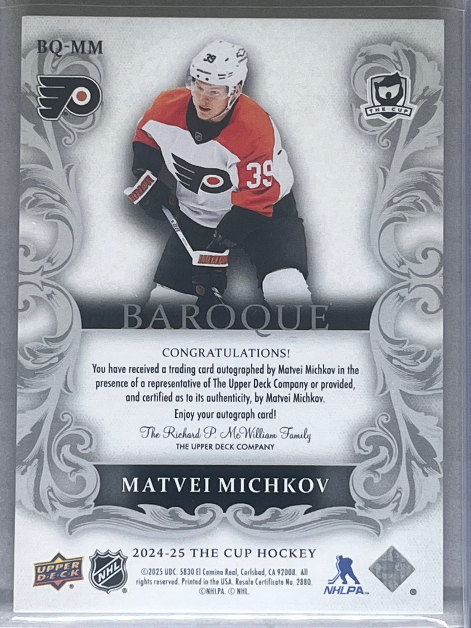 2024-25 The Cup Baroque Matvei Michkov 61/99