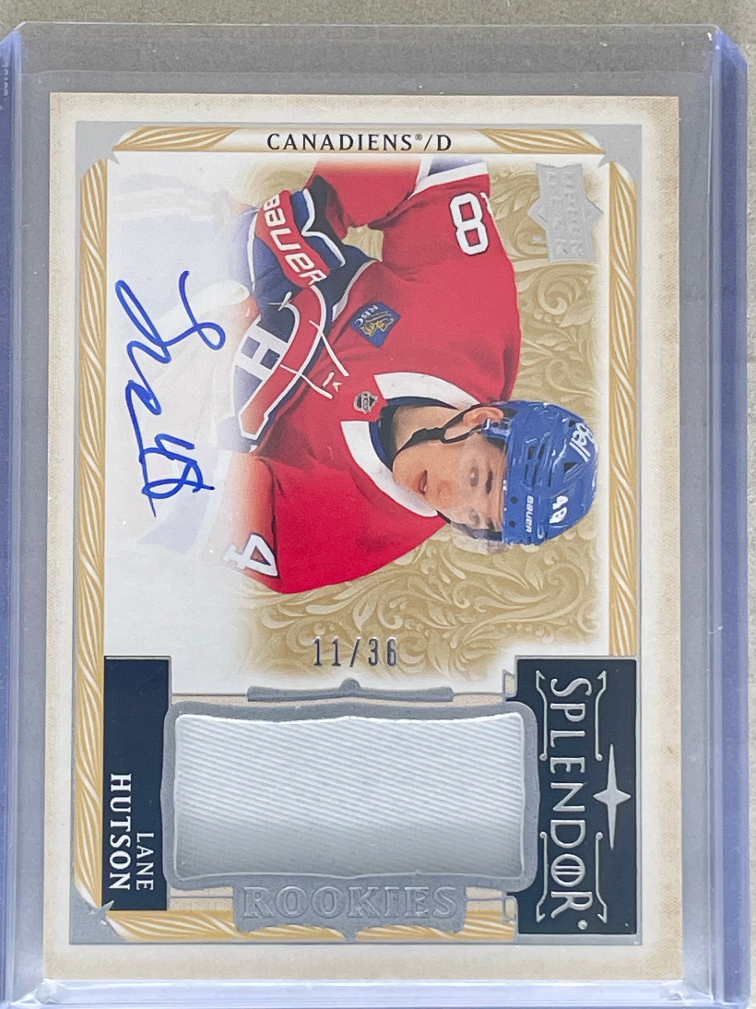 2024-25 The Cup Splendor /36 Patch Auto Lane Hutson