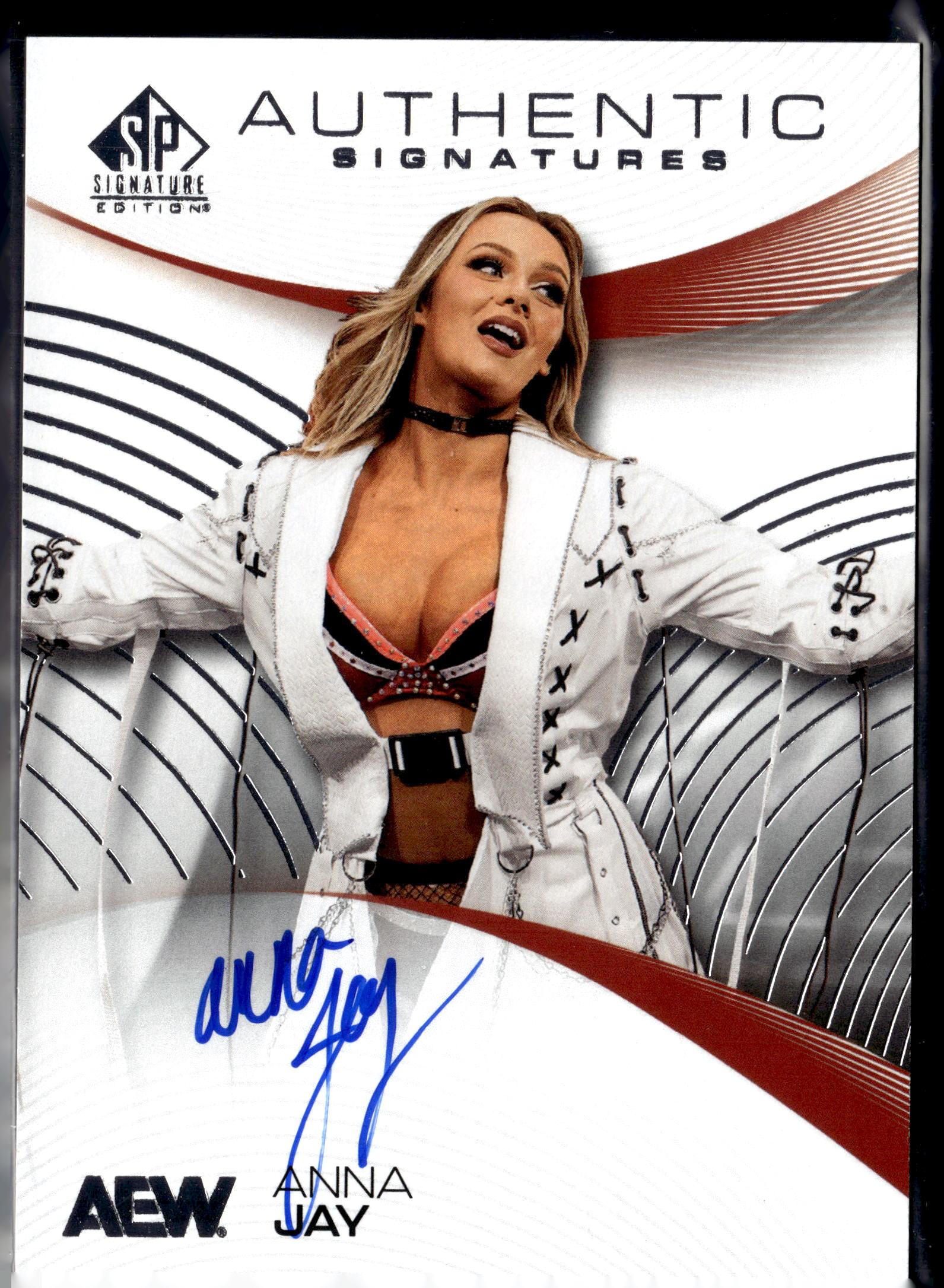 2025 AEW SP Signature Anna Jay Authentic Signatures