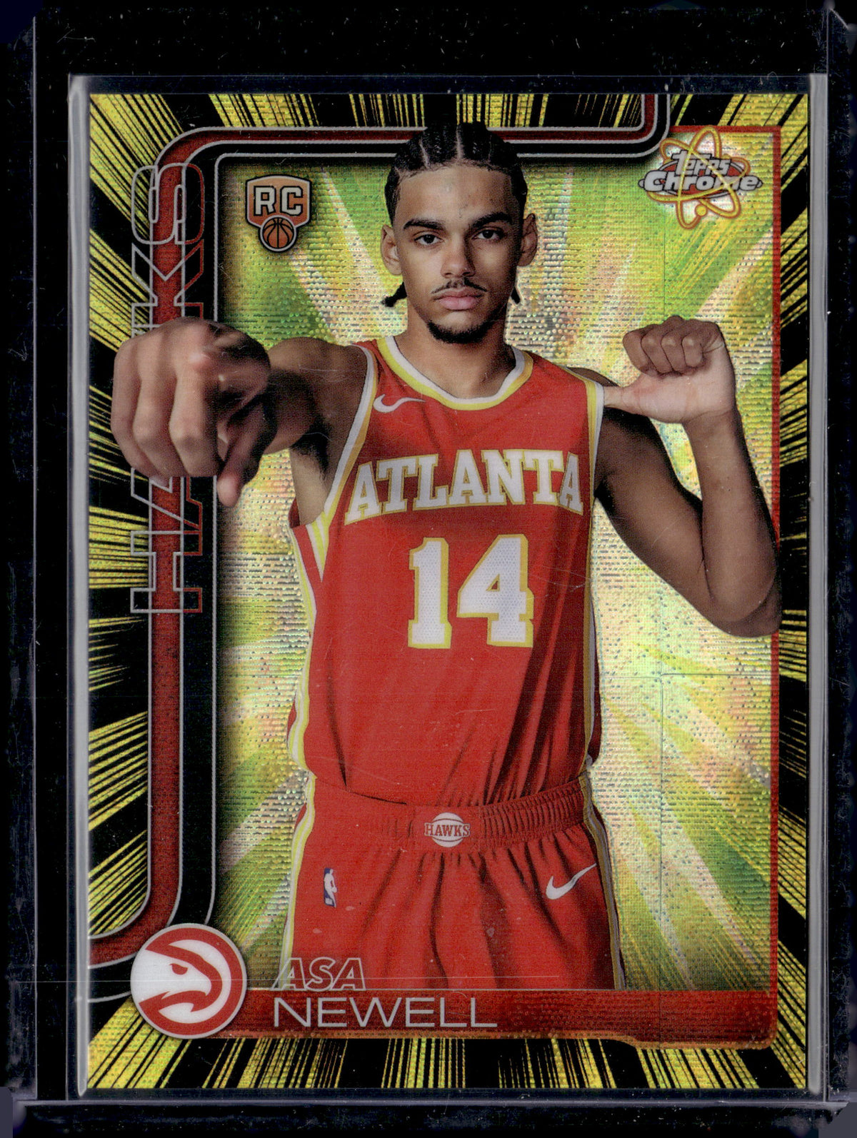 2025 Topps Chrome Asa Newell Radiating