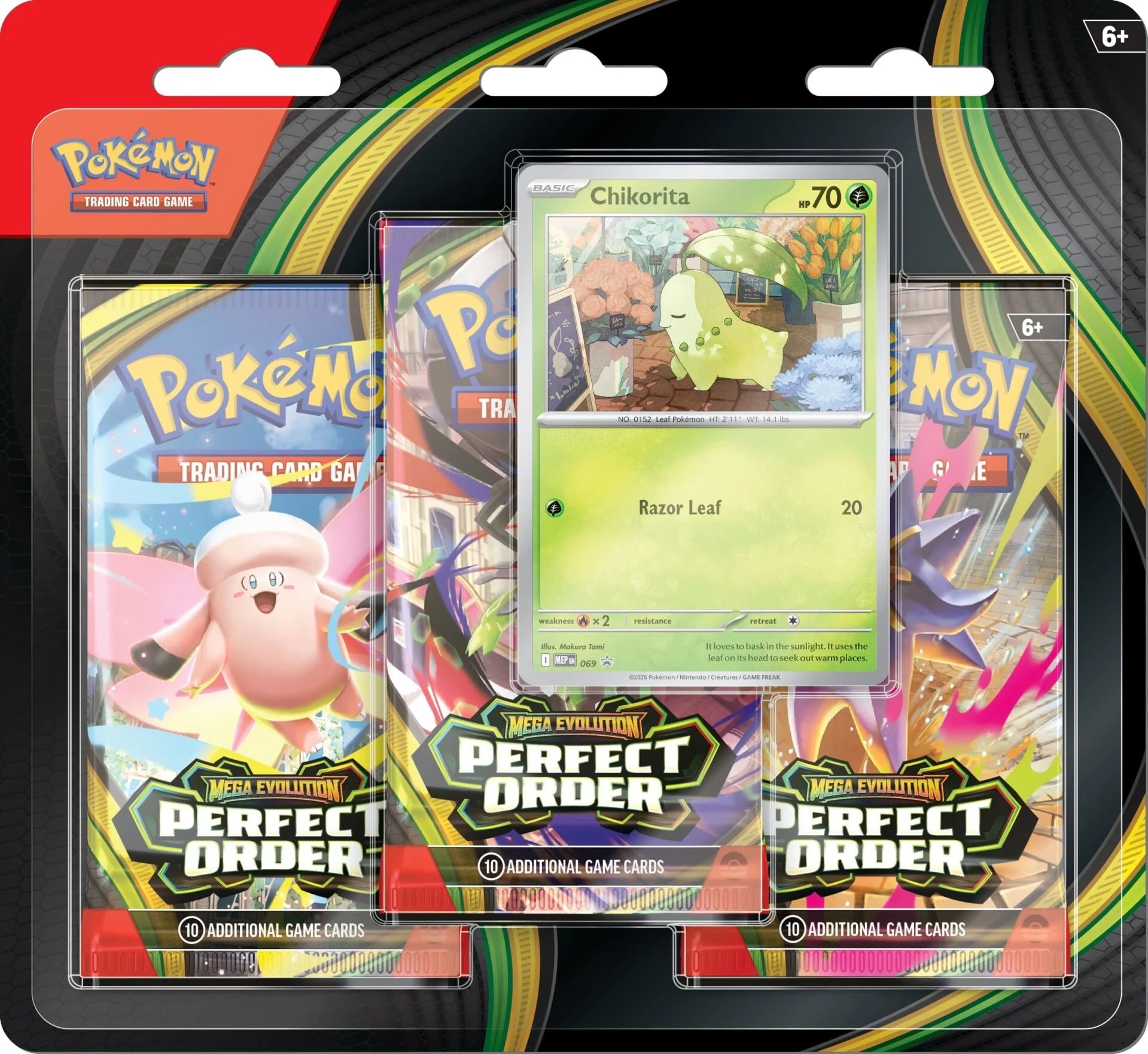 2026 Mega Evolution Perfect Order 3-Pack Blister
