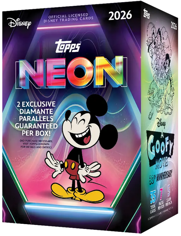 2026 Topps Disney Neon Blaster Box