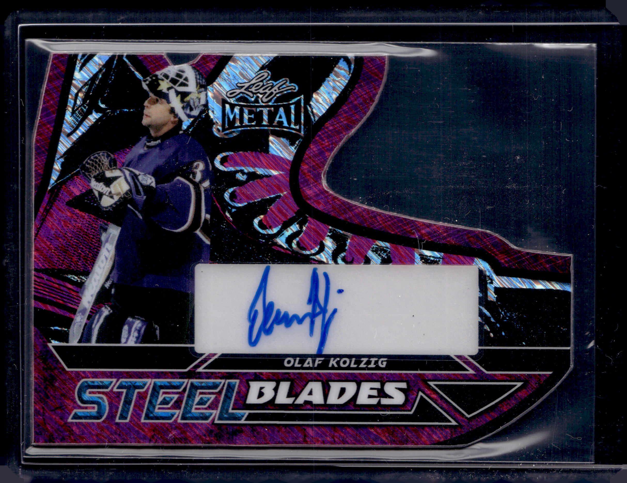Olaf Kolzig Steel Blades AUTO 3/5 #SB-OK1