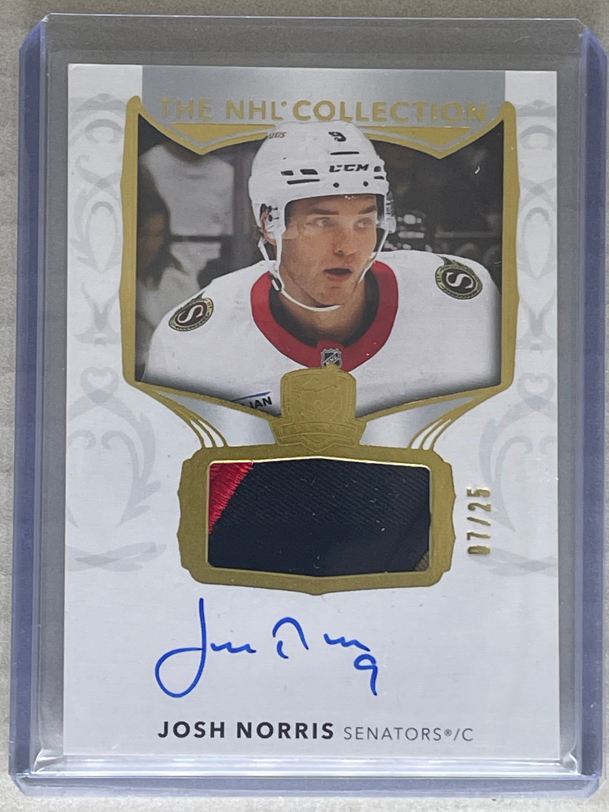 2024-25 The Cup The NHL Collection Patch Auto Josh Norris