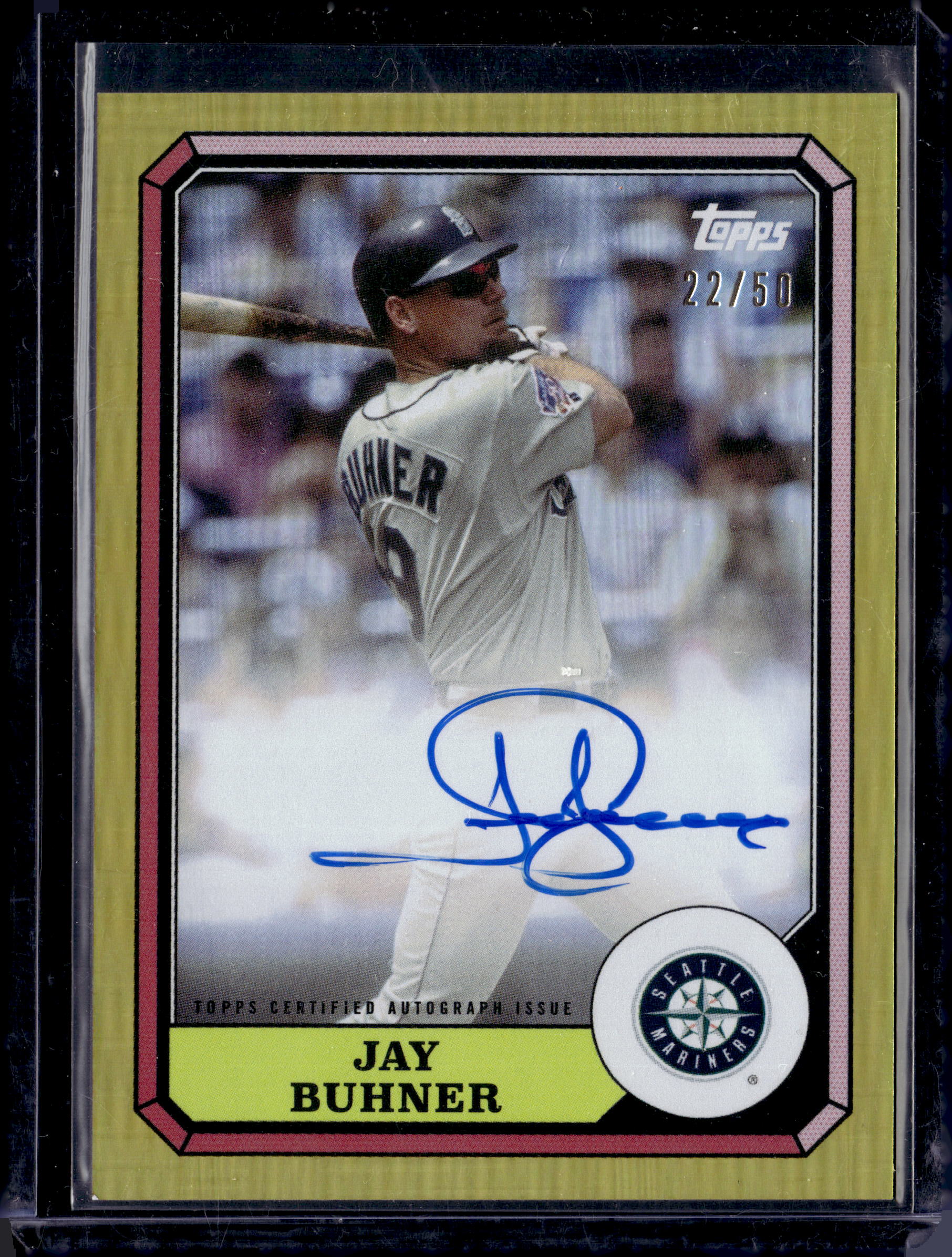 Jay Buhner Gold Auto /50