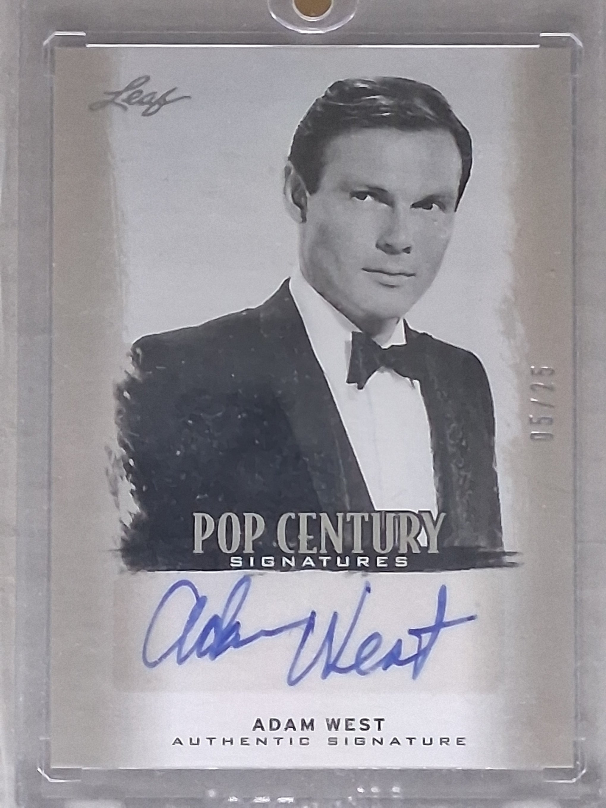 2012 Leaf Pop Century Signatures Adam West 05/25