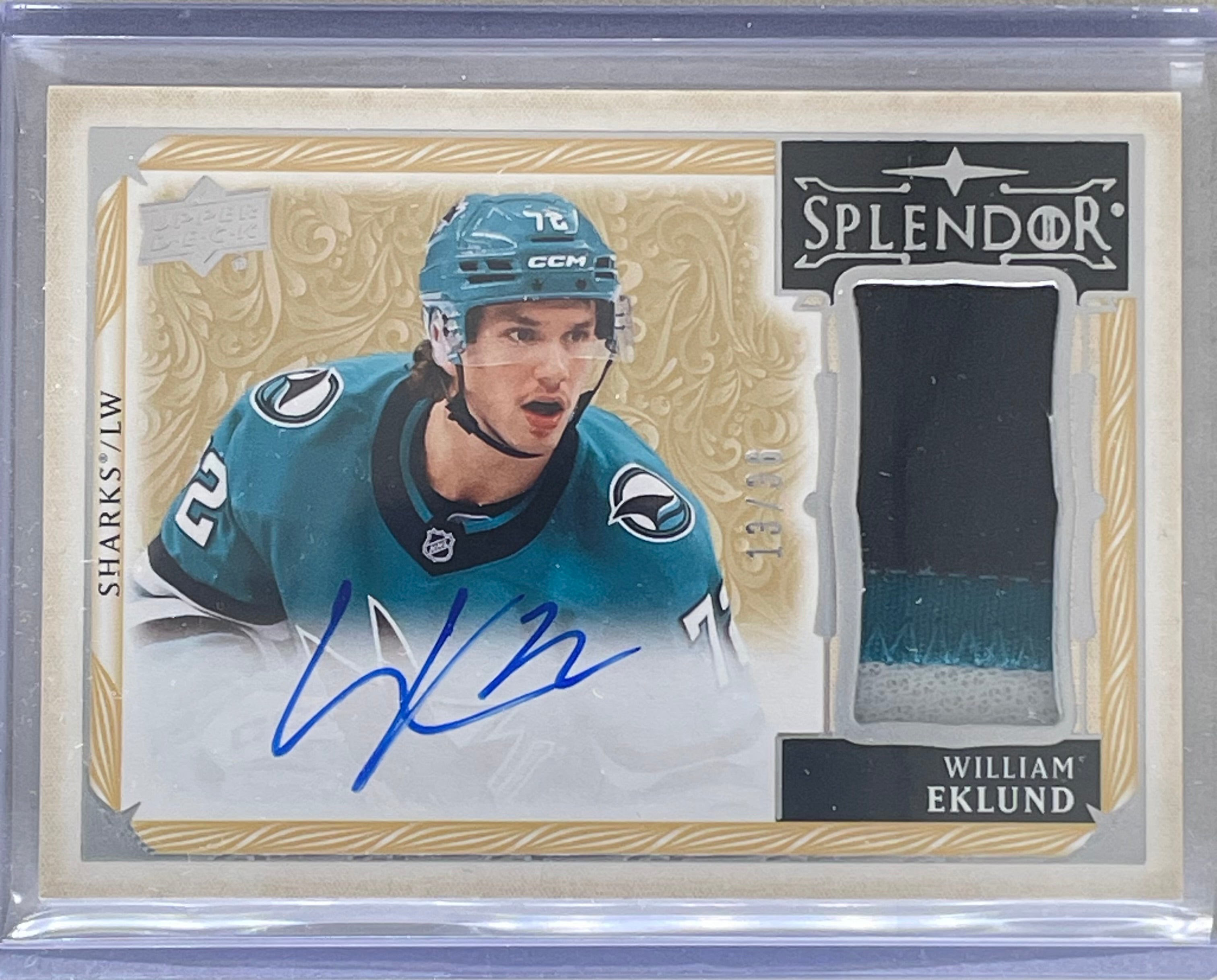 2024-25 The Cup Splendor Auto Patch /36 William Eklund