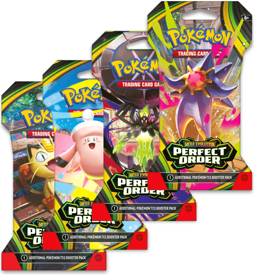 2026 Mega Evolutions Perfect Order Sleeved Booster Pack