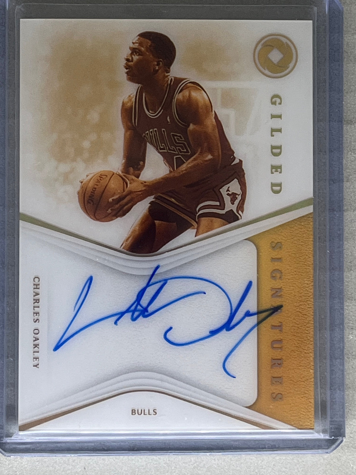 2019-20 Panini Opulence Gilded Signatures Charles Oakley /5