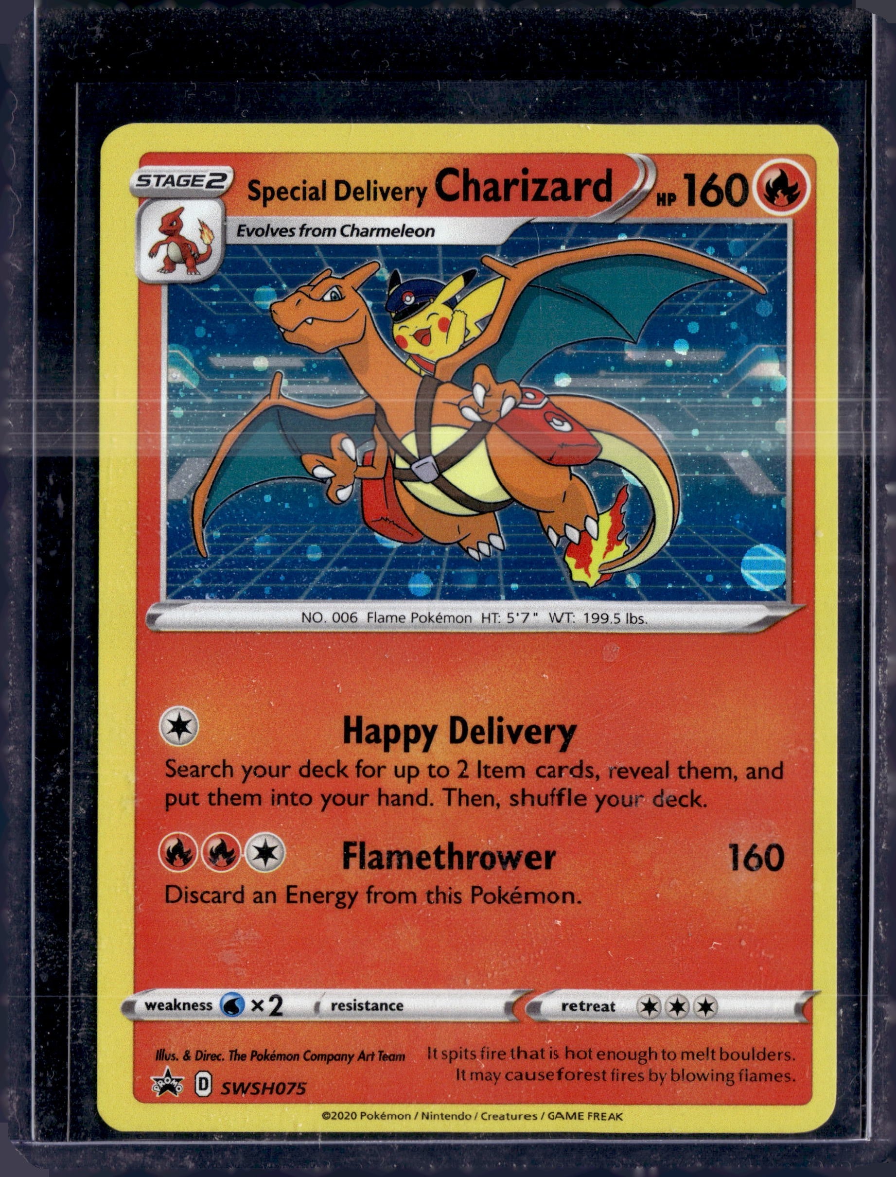 2020 Pokemon Sword & Shield Special Delivery Charizard SWSH075