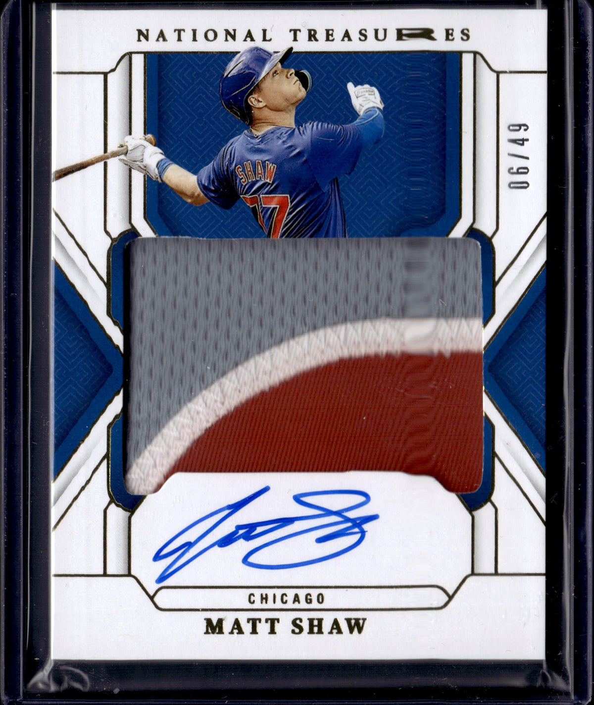 2025 National Treasures Matt Shaw Auto Patch /49