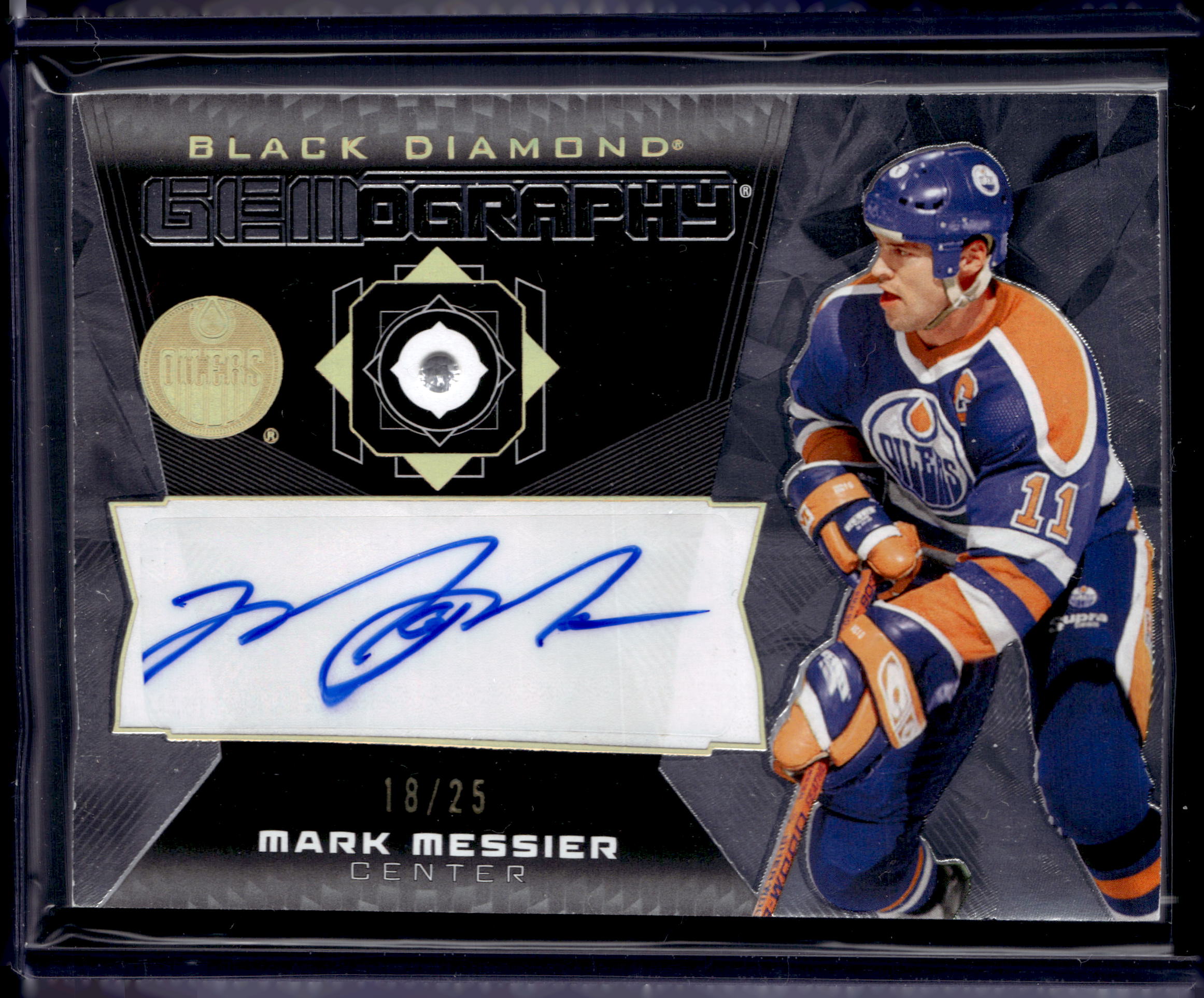 2025-26 Black Diamond Gemography Mark Messier /25