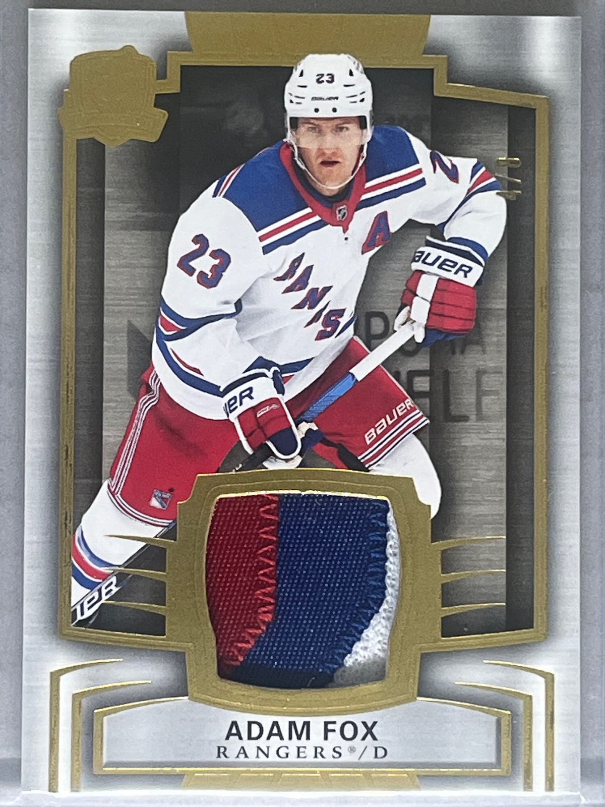 2024-25 Upper Deck The Cup Adam Fox Gold Foil Patch /8 #57