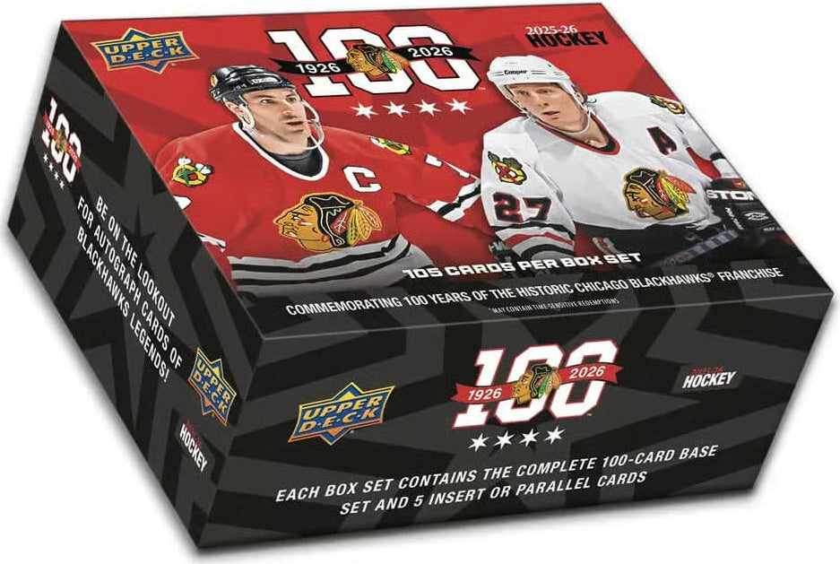 2025-26 Upper Deck Chicago Blackhawks Hockey Centennial Box Set