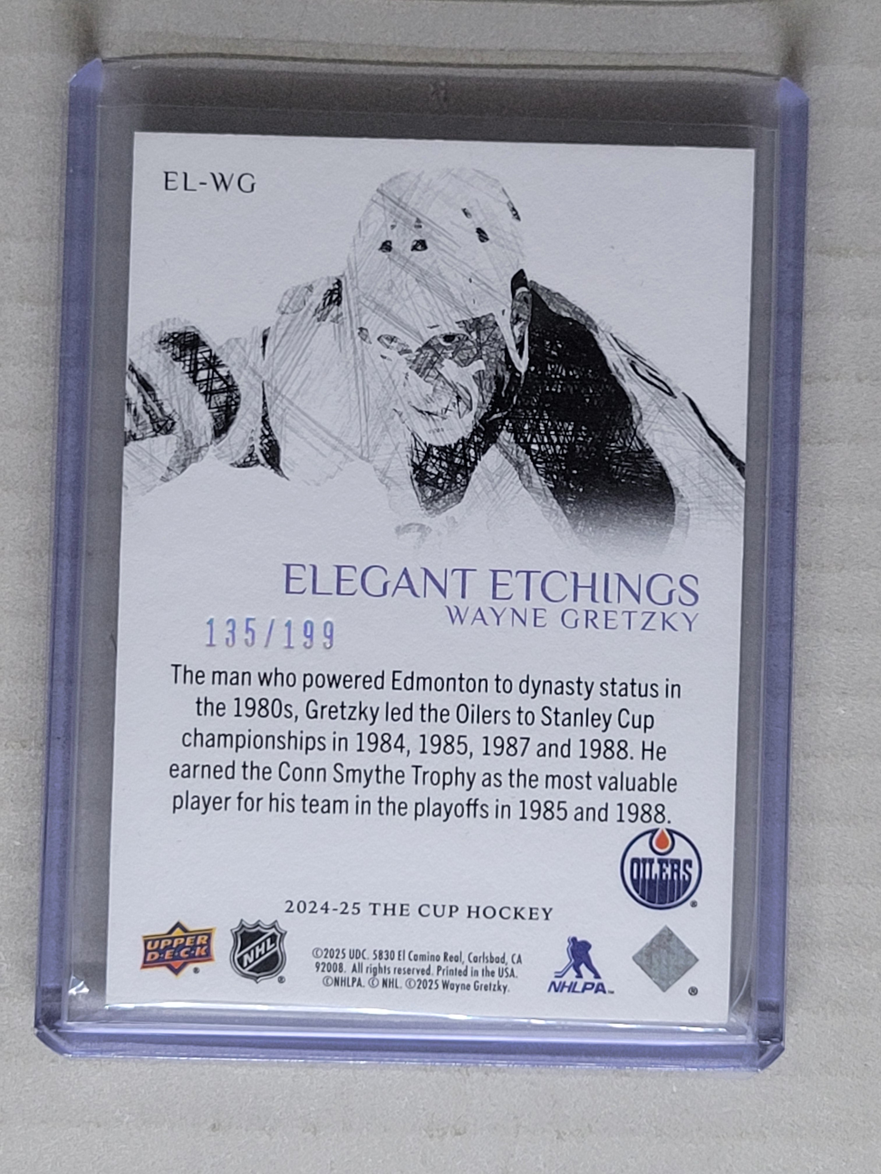 2024-25 The Cup Wayne Gretzky Elegant Etchings /199