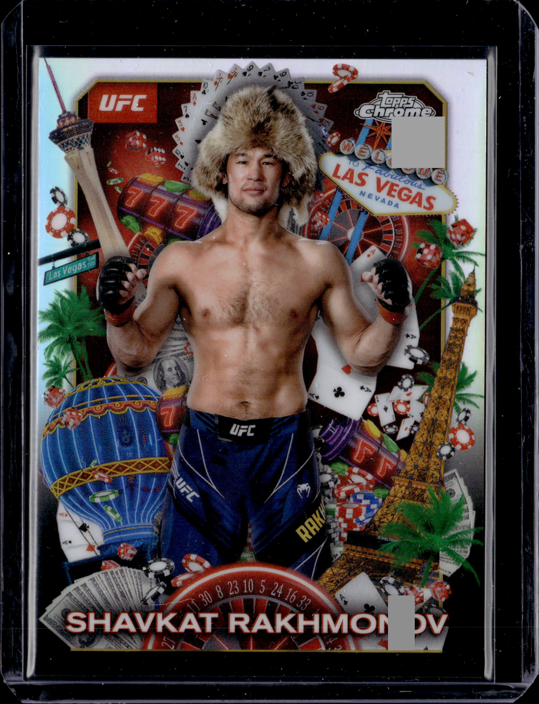 2025 Topps Chrome UFC Titans SP Shavkat Rakhmonov #TNS-9