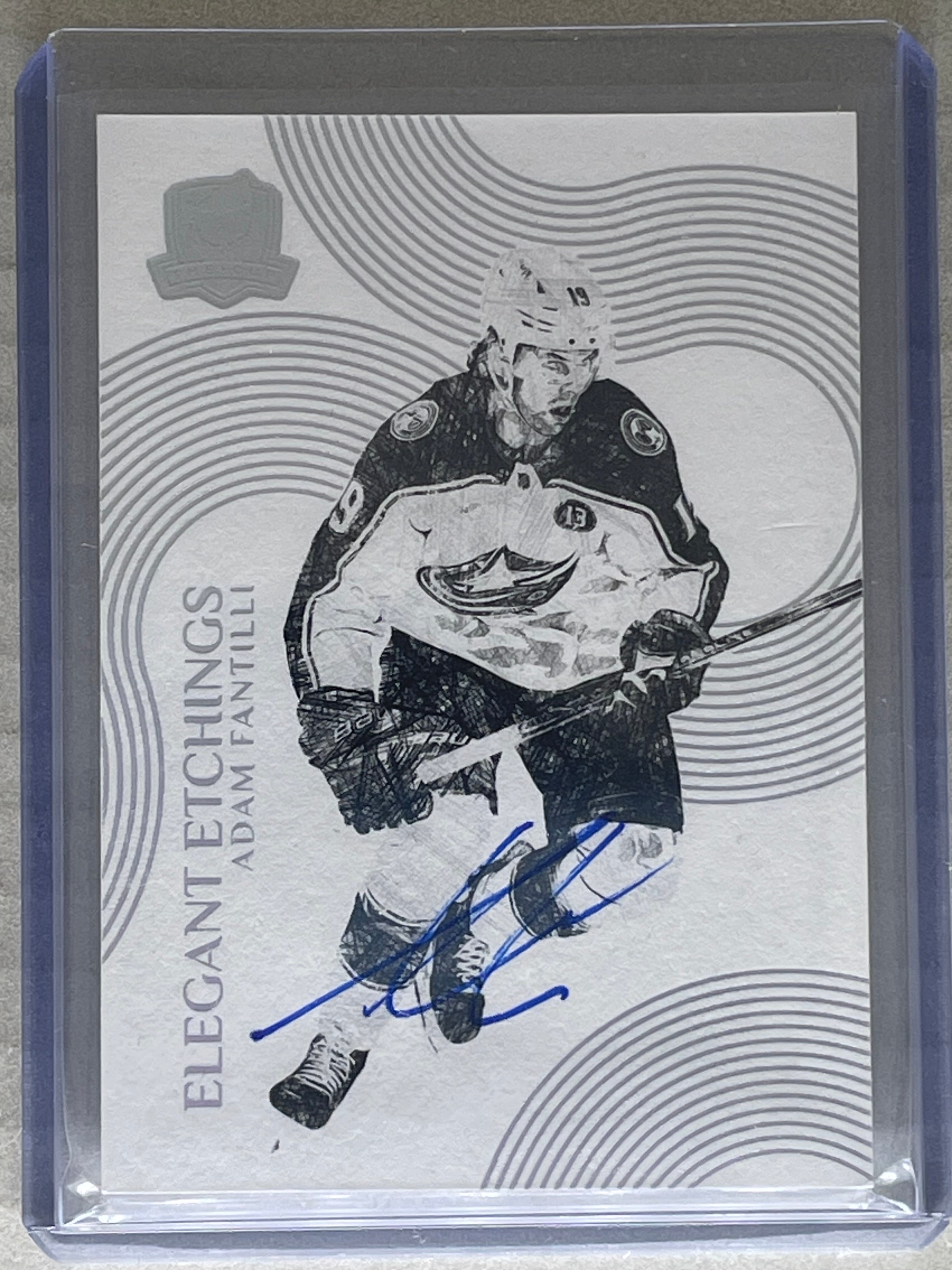 2024-25 The Cup Elegant Etchings Auto Adam Fantilli