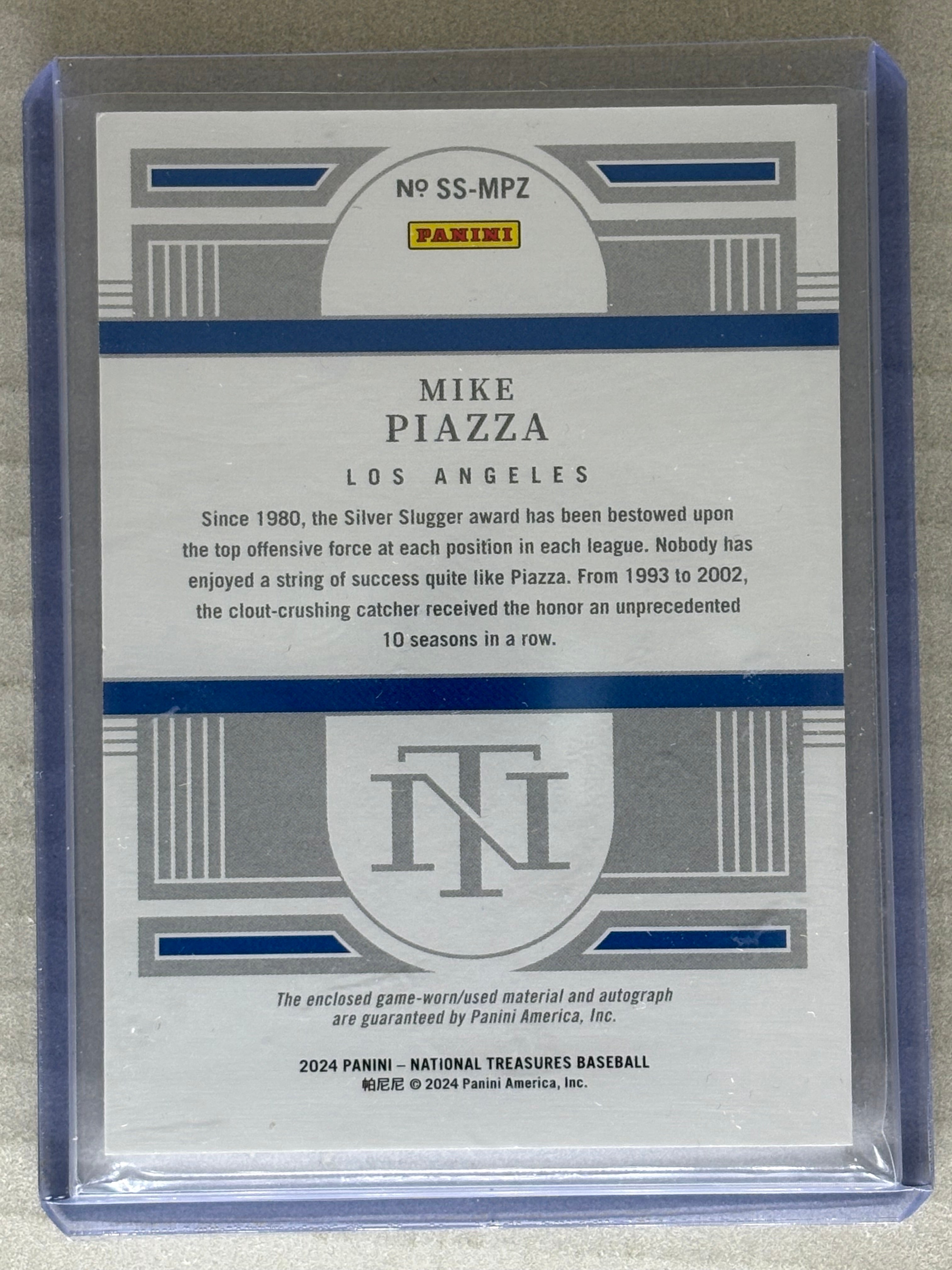 2024 National Treasures Mike Piazza Auto Patch 26/49