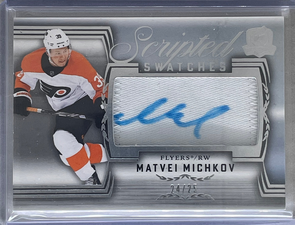 2024-25 The Cup Scripted Swatches Auto /25 Matvei Michkov