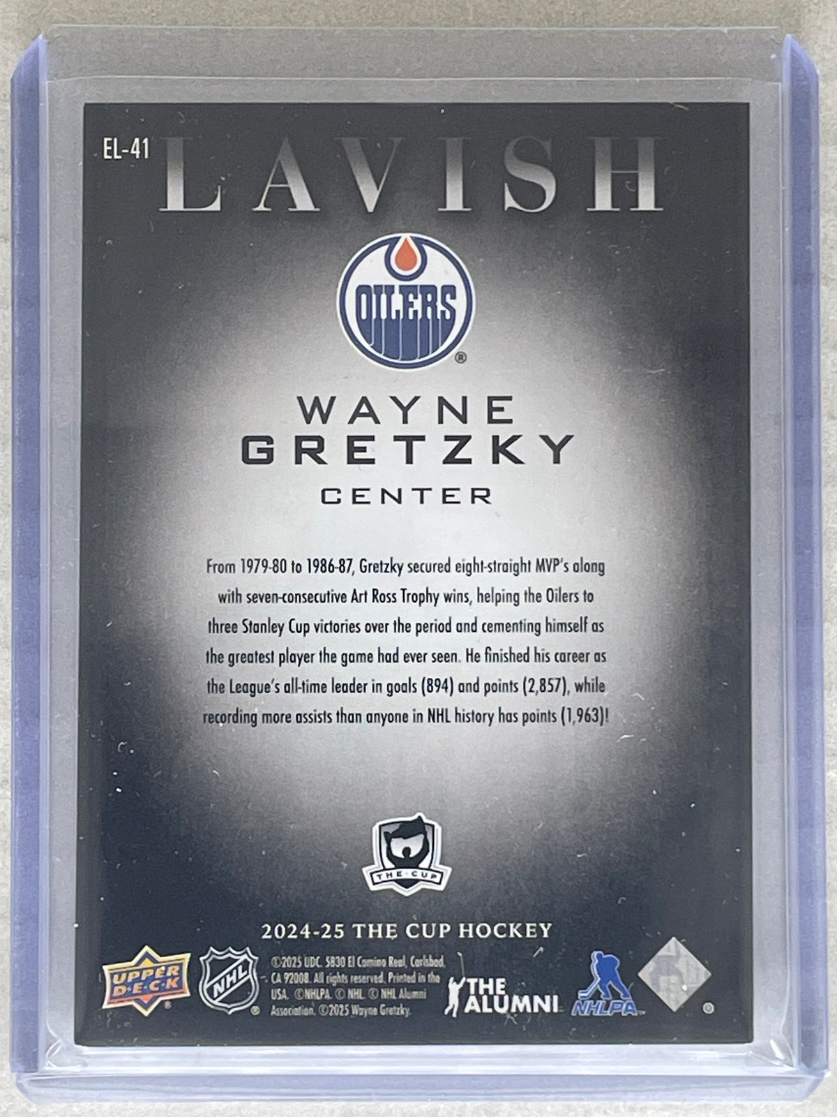 2024-25 The Cup Lavish /50 Wayne Gretzky EL-41